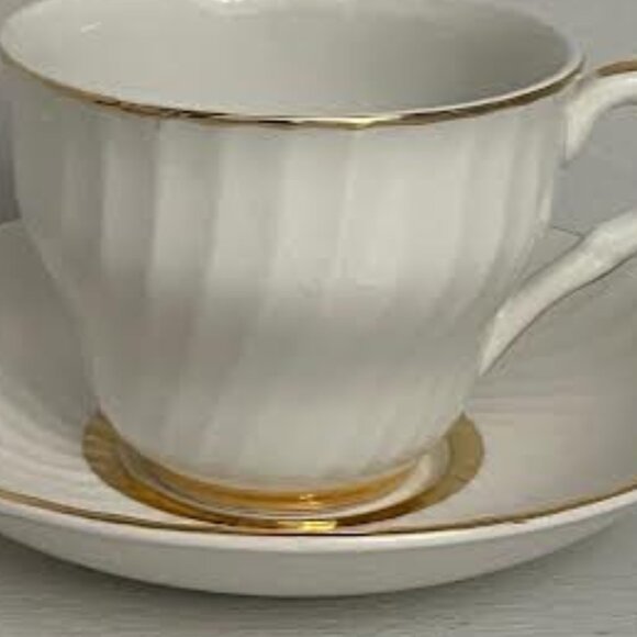Beautiful Set of 4 Cups & Saucers Enoch Wedgewood Tunstall English Tea ware - Picture 7 of 11